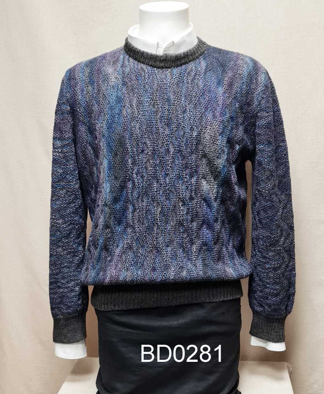 Men's Crew-Neck Alpaca Sweater "Xavier"